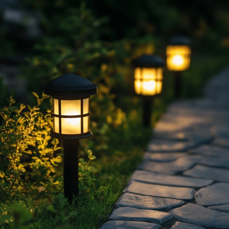 Trụ đèn cho sân vườn